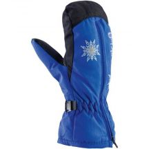 Viking Starlet Kinder Winterhandschuhe, Fleecebündchen, Deko-Schneeflocken, Marineblau (125/15/5195/15)