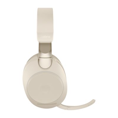 3. Jabra Evolve2 85 UC Stereo Link380c Over-Ear-Kopfhörer, Beige + Ständer