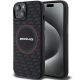 Mercedes AMG Silikonhülle mit Carbon-Muster und MagSafe-Funktion für iPhone 13 / 14 / 15 – Schwarz