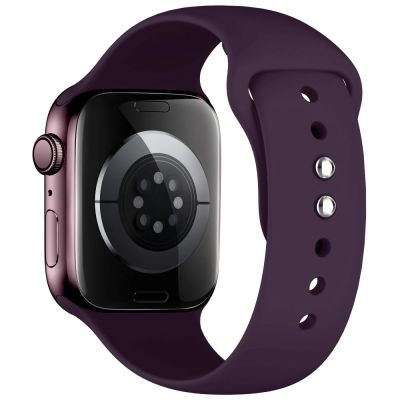 2. Tech-Protect Silikonarmband für Apple Watch 44 / 45 / 46 / 49 mm – Dunkelkirsche