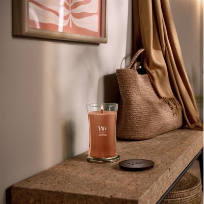 2. Kürbis Praline Woodwick Große Kerze