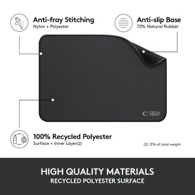 6. Tech-Protect A100 Mauspad 35 x 25 cm - Schwarz