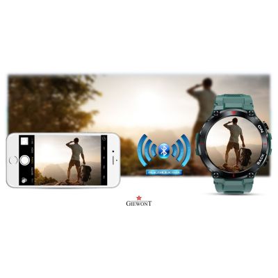 12. GIEWONT Pionier GPS GW460-2 Smartwatch – Seegrün