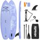 15. VIRTUFIT SUP BOARD SPLASH 225 MIT FLOW PURPLE ZUBEHÖR