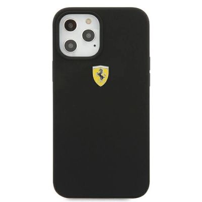 3. Ferrari FESIHCP12LBK iPhone 12 Pro Max 6.7" schwarz/schwarz Hardcase On Track Silicone