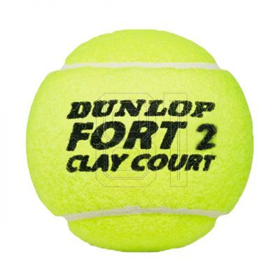 4. Dunlop Fort Clay Court Tennisbälle 4 Stück 601613