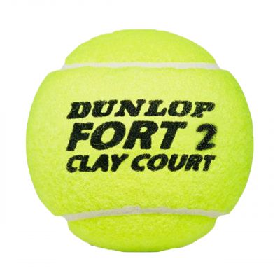 4. Dunlop Fort Clay Court Tennisbälle 4 Stück 601613