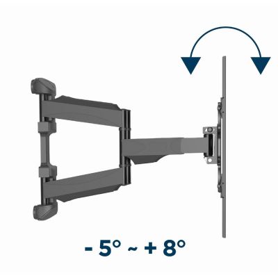 8. GEMBIRD Verstellbare LCD-Wandhalterung 32"-75" VESA MAX 600 x 400 mm, bis zu 45 kg