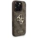4. Guess 4G Strap 4G Classic Logo Hülle für iPhone 16 Pro - Braun