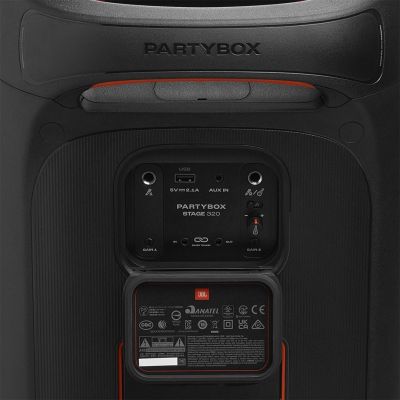 6. JBL PartyBox STAGE 320 Party-Lautsprecher Schwarz 240 W