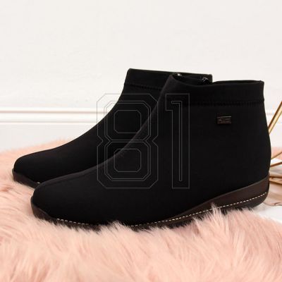16. Isolierte schwarze Damenstiefeletten Rieker W 98251-00