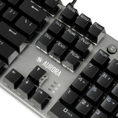 36. IBOX AURORA K-4 RGB IKGMK4 Mechanische Tastatur (USB; (US); Schwarz)
