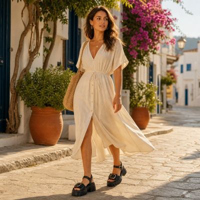 7. Schwarze Damen-Ledersandalen mit Plateau und Verzierungen, Vinceza 26-79611