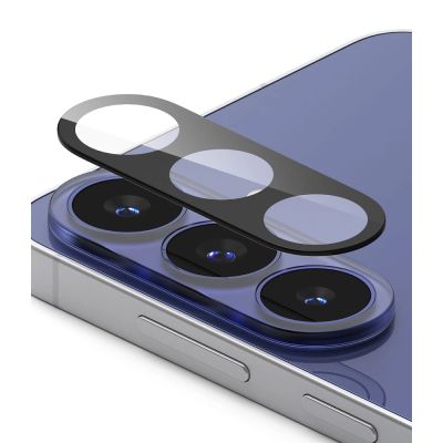 3. Ringke Kamera-Vollschutzfolie aus gehärtetem Glas (2er-Pack) für Samsung Galaxy S26 FE – Schwarz