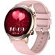 Damen-Smartwatch RUBICON RNCF09 Roségold/Pink SMARUB234