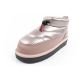 12. D.Franklin Damen Schneestiefel Winter Modische Isolierte Stiefeletten Roségold