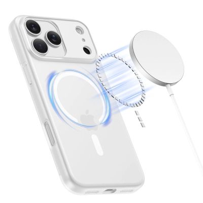 2. Tech-Protect MagSlim MagSafe Case für iPhone 17 Pro Max - Mattweiß