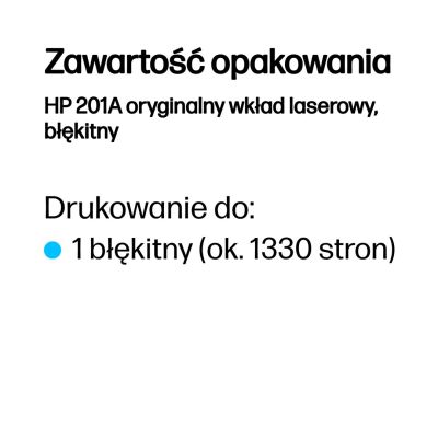 143. HP 201A Original LaserJet-Kartusche, Cyan