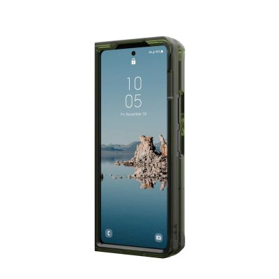 5. UAG Urban Armor Gear Plyo Pro Hülle | Samsung Galaxy Z Fold5 | olivgrün (transparent)/spacegrau