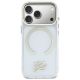 3. Karl Lagerfeld IML KL Script Logo MagSafe Hülle für iPhone 17 Pro – Transparent
