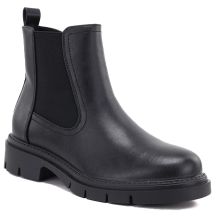 Schwarze Damen-Ankle-Boots aus Leder von Sergio Leone, Modell BT-01-S