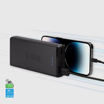 7. Powerbank Puro Fast 20000 mAh 2x USB-A + 1x USB-C - schwarz