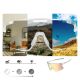 5. Rockbros SP338 ROAD TO SKY Radbrille mit Wechselgläsern – Creme