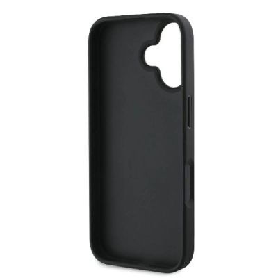 7. Guess 4G Big Logo Case für iPhone 16 - Schwarz