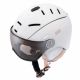 8. Meteor Holo XL Skihelm 61-63 cm Weiß