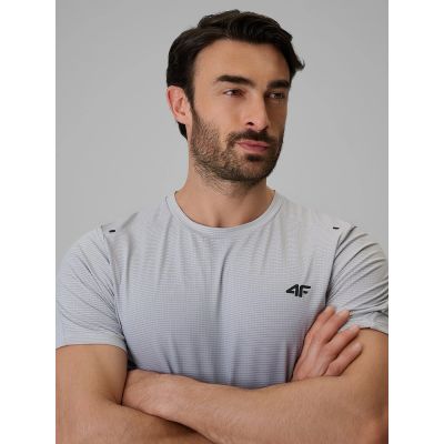 6. Schnelltrocknendes Herren-Trainingsshirt (Standardgröße) 4F 4FRSS26TFTSM2458-25A