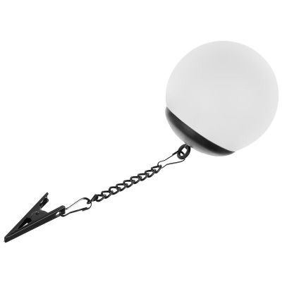 9. Solarlampe, Kugelhalterung aus Kunststoff mit Clip, 10 x 30 cm