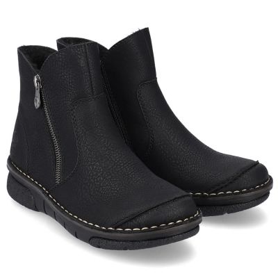 48. Bequeme isolierte Stiefeletten Rieker W RKR612 schwarz