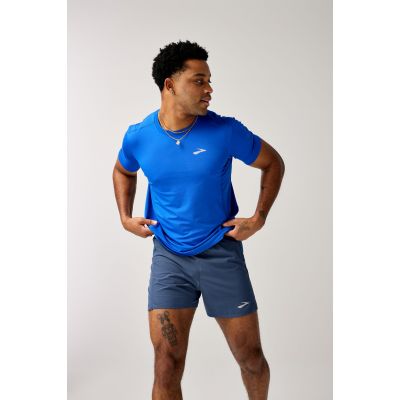 7. Atmosphere Herren Kurzarm 3.0 Laufshirt Blau