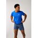 7. Atmosphere Herren Kurzarm 3.0 Laufshirt Blau