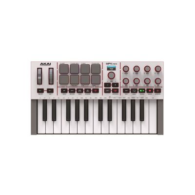 4. AKAI MPK MINI 4 WHITE – Mini-Tastatur-Controller