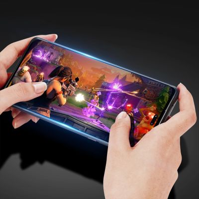 3. Dux Ducis 9D gehärtetes Glas Xiaomi 12 Lite 9H gehärtetes Glas mit schwarzem Rahmen