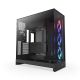2. NZXT H9 FLOW RGB (2025) MIDI-Tower-Gehäuse mit Sichtfenster, Schwarz