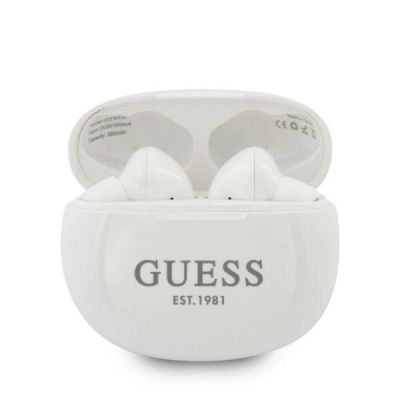 2. Guess GUTWS1CWHTWS Bluetooth-Kopfhörer – Weiß