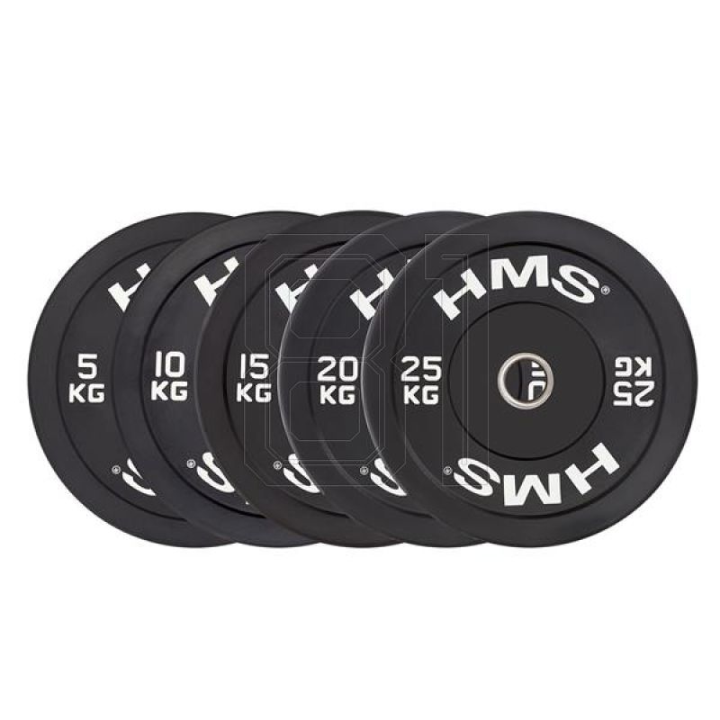 5. HMS BLACK BUMPER Olympiascheibe 20 kg BBR20 