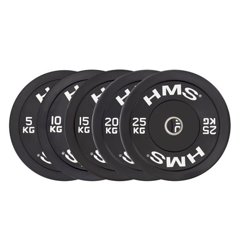 5. HMS BLACK BUMPER Olympiascheibe 20 kg BBR20 
