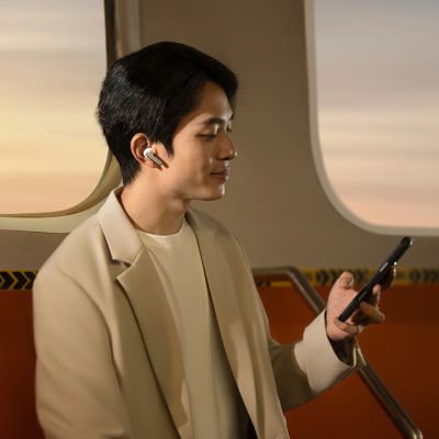 8. QCY Melobuds N60 In-Ear-Kopfhörer mit LDAC und ANC-Geräuschunterdrückung – Weiß