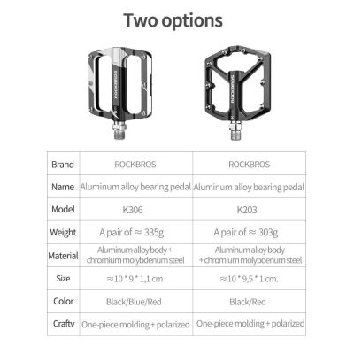 2. Rockbros K203-BK Fahrradpedalset - Schwarz