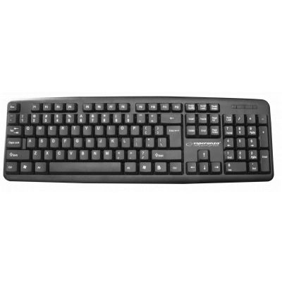 6. Esperanza AMARILLO EK134 Folientastatur (USB 2.0; (EU); schwarz)