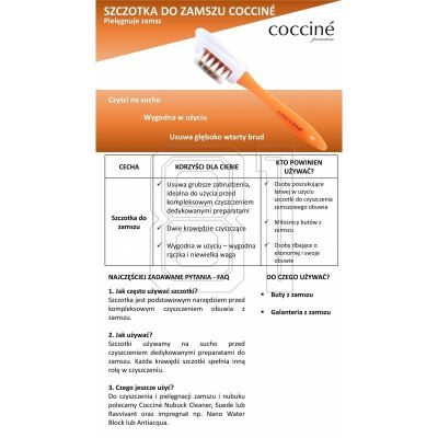 14. Coccine DA0234 Wildleder-Reinigungsbürste