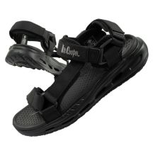 Lee Cooper Herrenschuhe mit Klettverschluss für den Sommer, leicht, schwarz