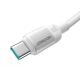 2. Joyroom S-A62 Lively Series 3A Schnelllade-Datenkabel (USB-A auf Typ-C) 1,2 m – Weiß