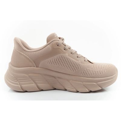 4. Skechers Damen-Sportschuhe Bobs B Flex SLIP-INS beige bequem