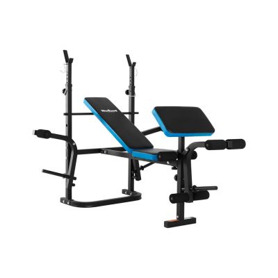 3. REBEL ACTIVE multifunktionale verstellbare Trainingsbank mit Preacher Bench