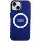 Audi IML Big Logo MagSafe Hülle für iPhone 15 / 14 / 13 - blau