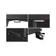 16. Huzaro Hero 8.5 Schwarzer Gaming-Schreibtisch